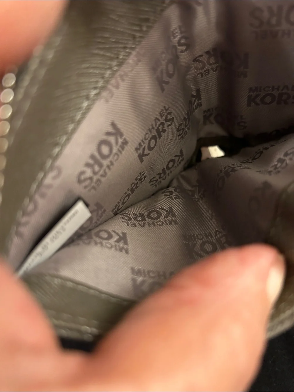 Michael Kors Metallic Rose Wallet with Embossed MK Pattern